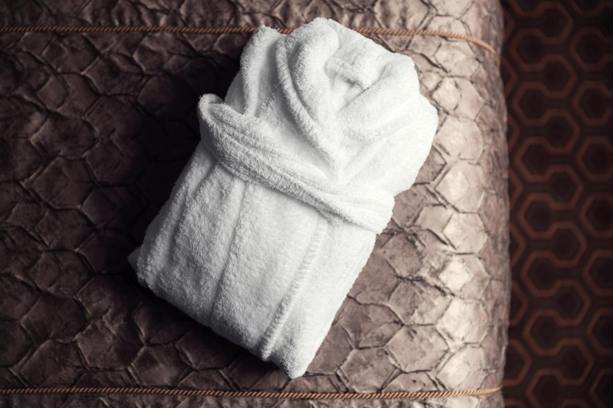 布拉格四海一家酒店 外观 照片 A bathrobe